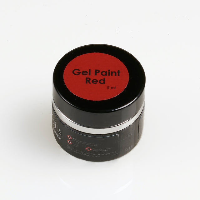 Gel paint red