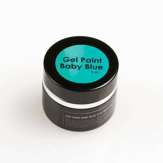 Gel paint baby blue