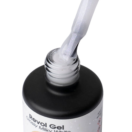 REVOL GEL GLOOSY MILKY WHITE 15ML