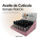 Expositor 30 aceites de cuticula RollOn 5ml