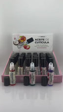 Expositor 30 aceites de cuticula RollOn 5ml