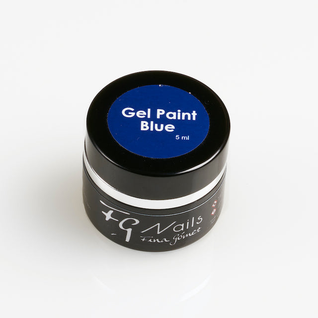 Gel paint blue